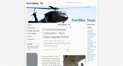 Desktop Screenshot of fort-bliss.army-base.us